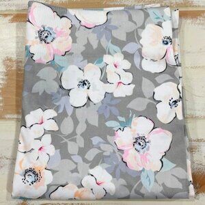 New: L/XL Women's Performance Stretch Gray Floral Athletic Leggings